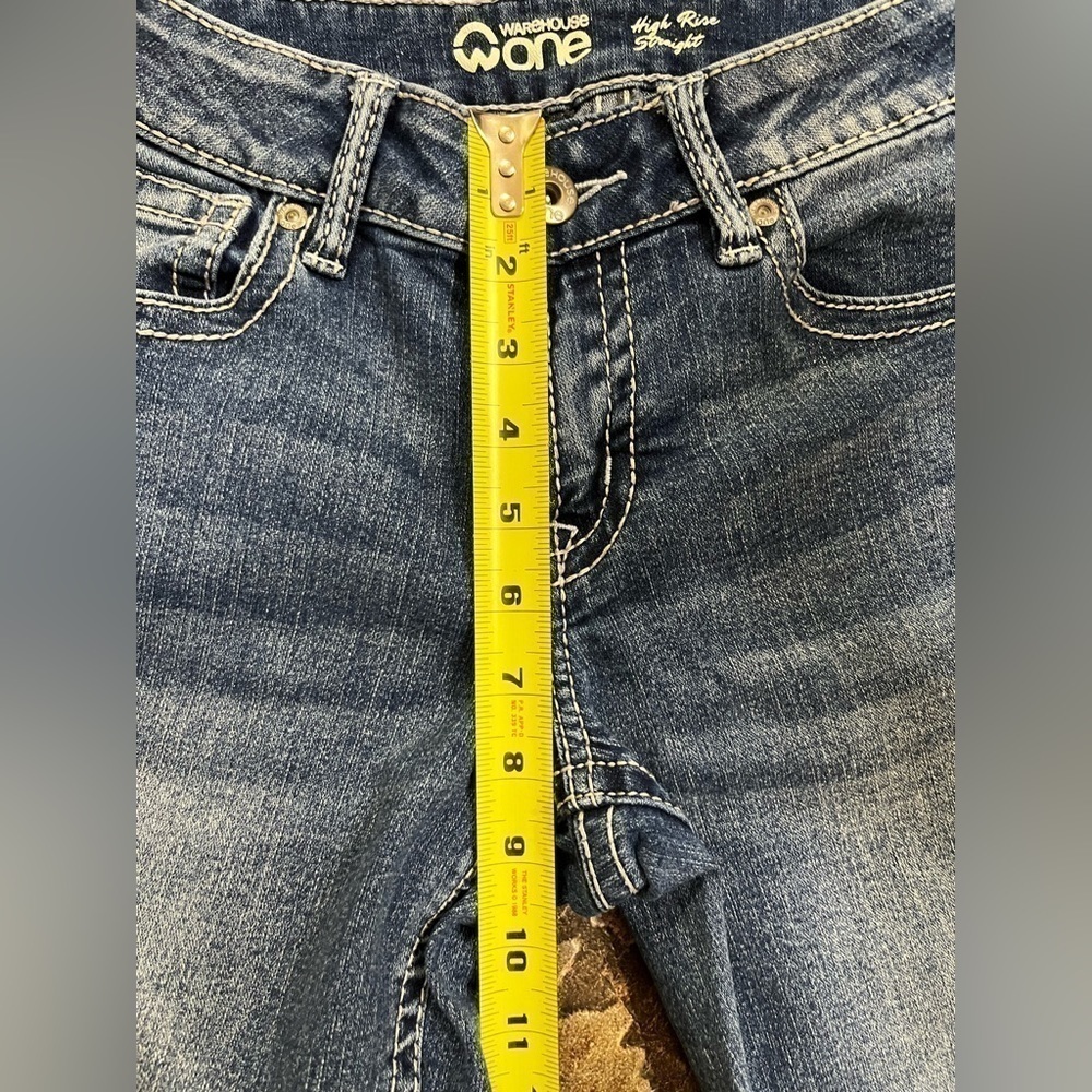 Warehouse One High Rise Straight Jeans - Picture 2 of 7